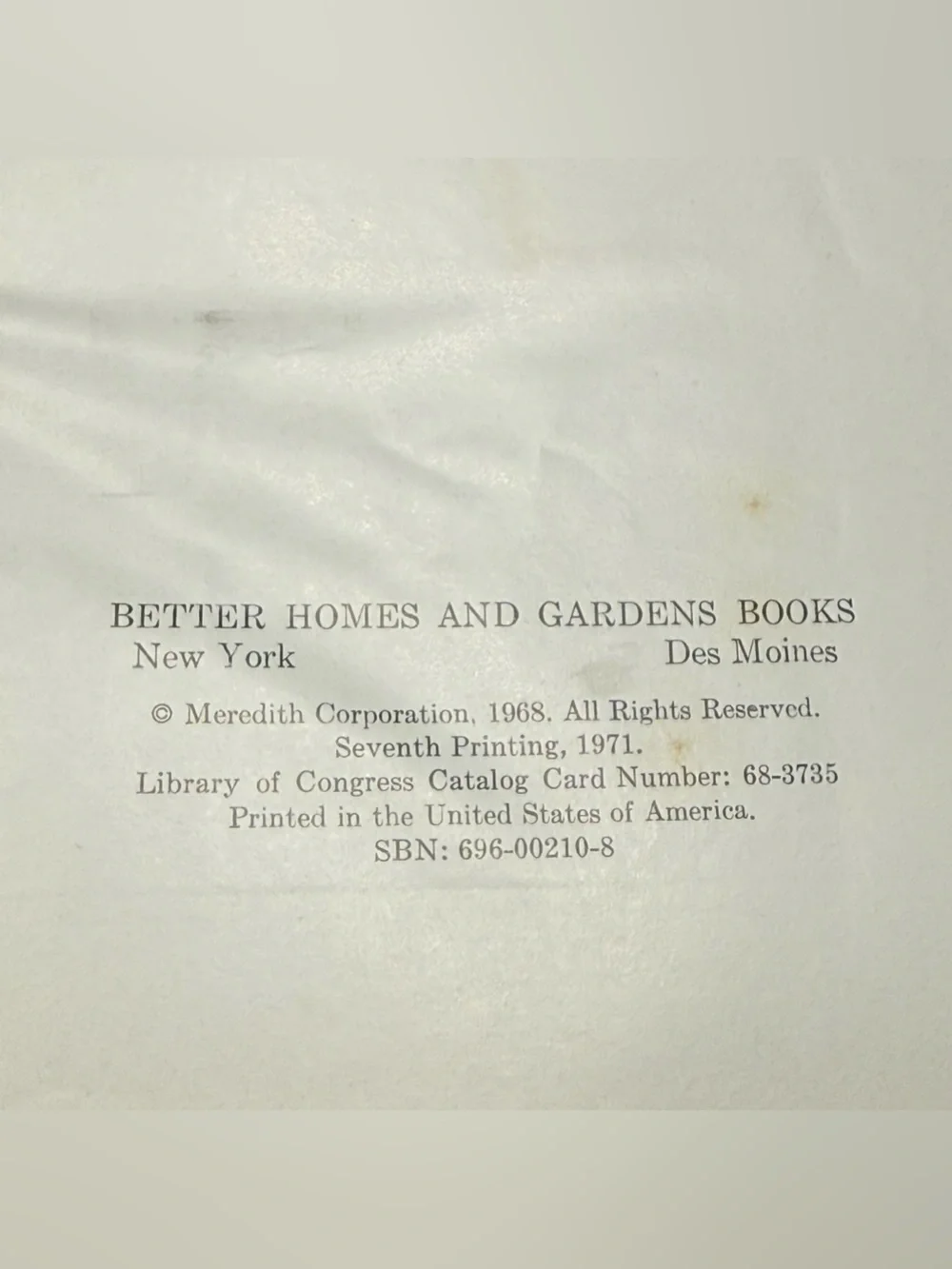 Better Homes and Gardens Casserole Cook Book - Yellow Cover